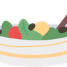 illustration mixed salad