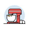 illustration egg mixer