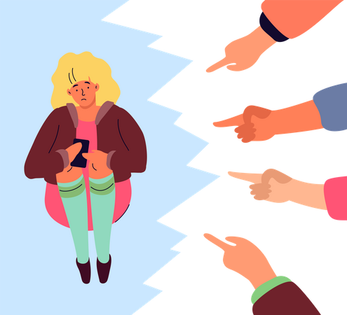 Mobbing  Illustration
