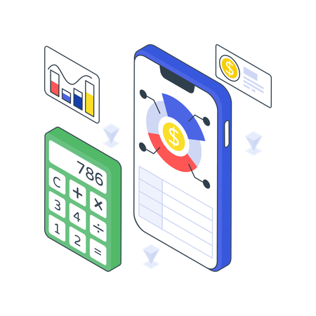 Mobile Accounting  Illustration