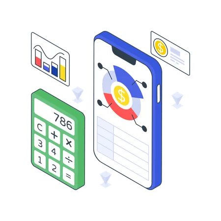 Mobile Accounting  Illustration