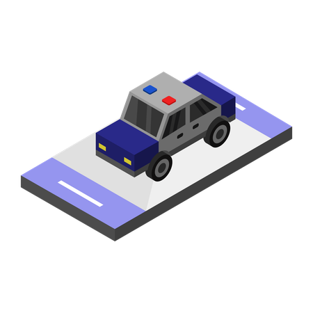 Mobile alert  Illustration