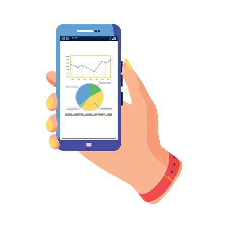 Mobile Analysis App  Illustration