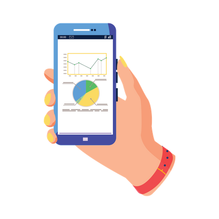 Mobile Analysis App  Illustration