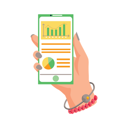 Mobile Analysis App  Illustration