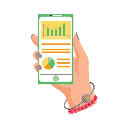 Mobile Analysis App  Illustration