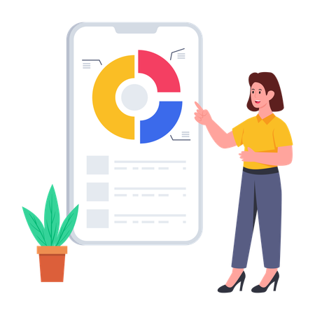 Mobile Analytics  Illustration
