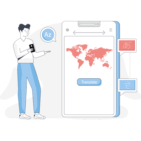 Mobile app development tailored for business needs featuring design elements and coding symbols  Illustration