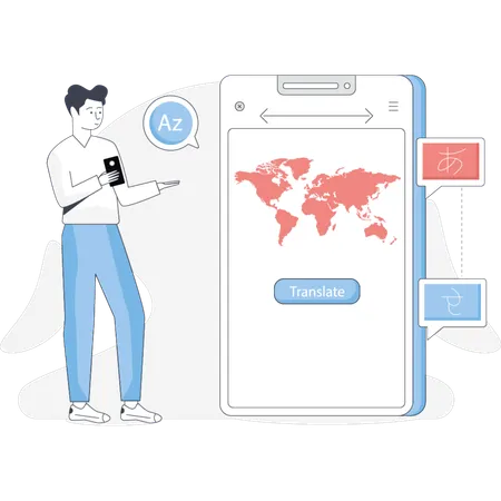 Mobile app development tailored for business needs featuring design elements and coding symbols  Illustration