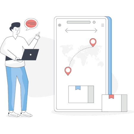 Mobile app development tailored for business solutions featuring code snippets and app interface designs Illustration