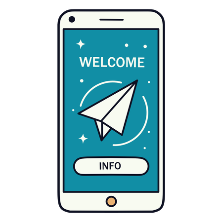 Mobile app  Illustration