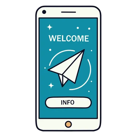 Mobile app  Illustration