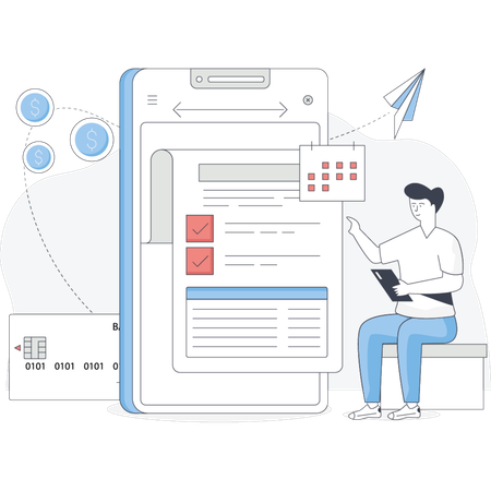 Mobile app interface showcasing a credit card payment design with buttons and input fields for user transactions  Illustration