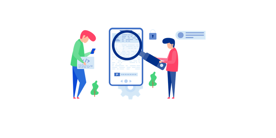 Mobile App Testing  Illustration