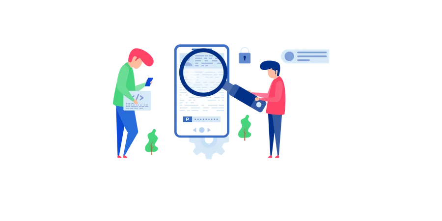 Mobile App Testing  Illustration