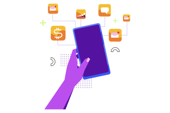 Mobile Applications  Illustration