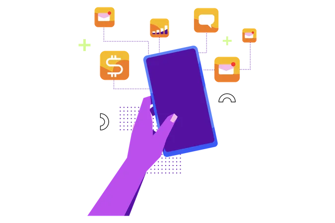 Mobile Applications  Illustration