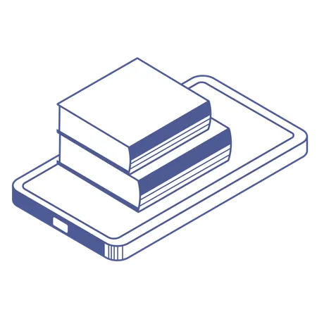 Livre mobile  Illustration