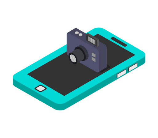 Mobile Camera  Illustration