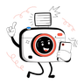 illustration mobile camera