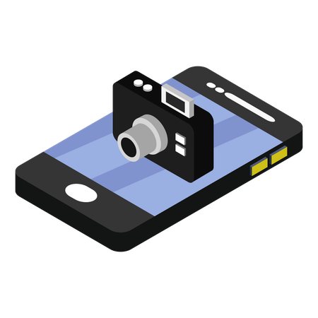 Mobile Camera  Illustration