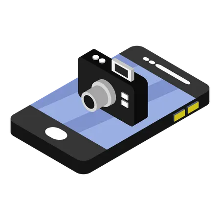 Mobile Camera  Illustration