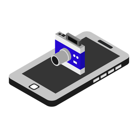 Mobile Camera  Illustration