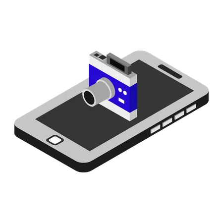 Mobile Camera  Illustration