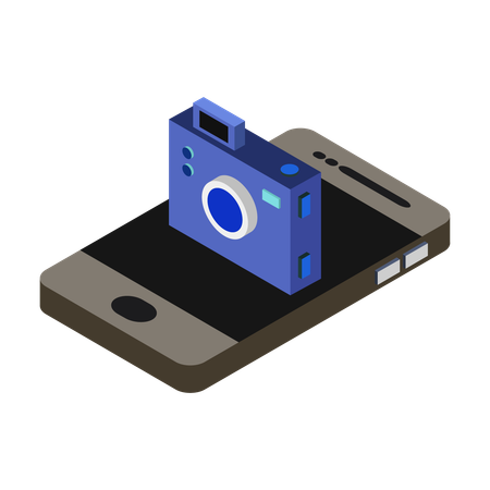 Mobile Camera  Illustration