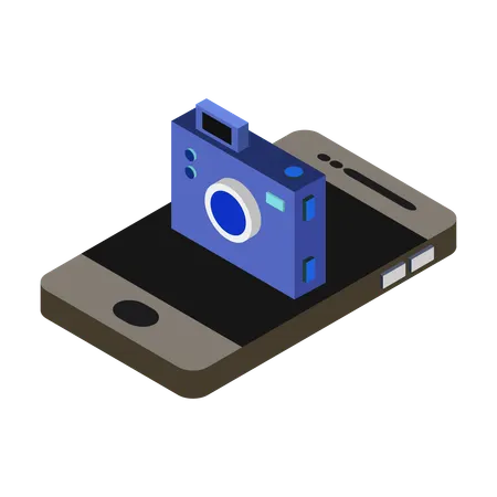 Mobile Camera  Illustration