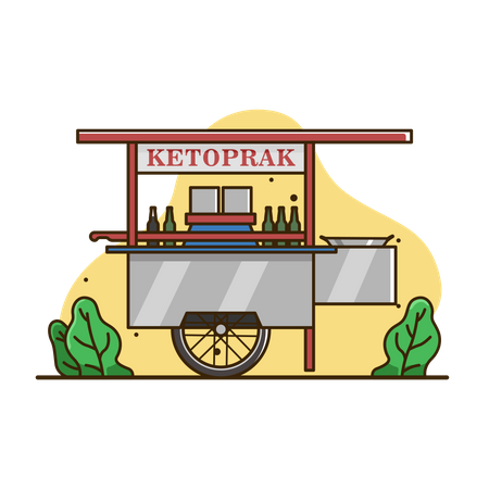 Mobile Canteen Illustration