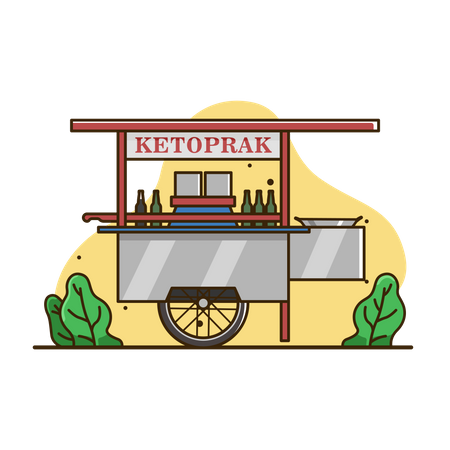 Mobile Canteen  Illustration