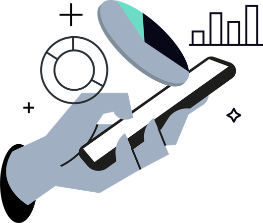 Mobile data analysis  Illustration
