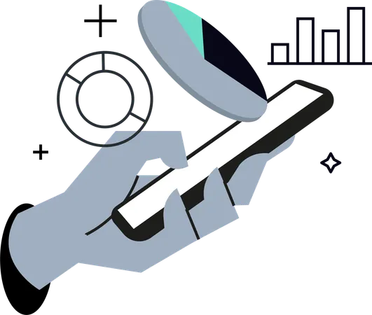Mobile data analysis  Illustration