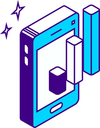 Mobile data analysis  Illustration
