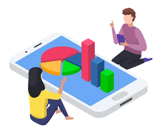 Mobile Datenanalyse  Illustration