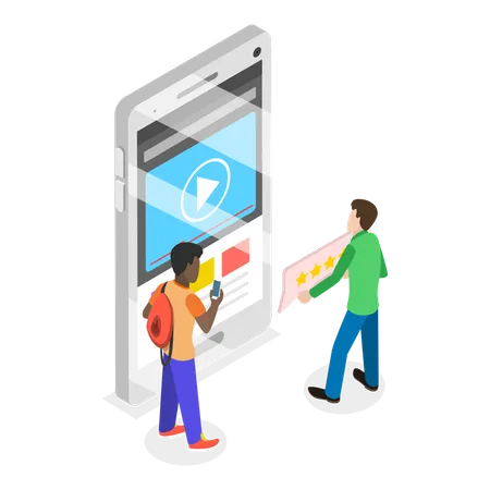 Mobile Interface Design  Illustration