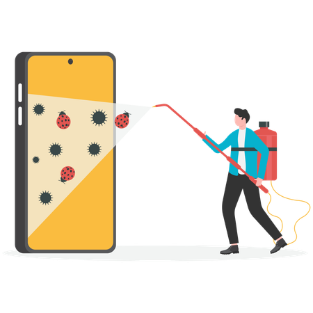 Mobile maintenance operation  Illustration