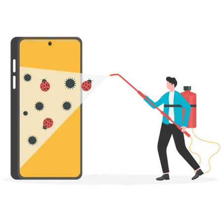 Mobile maintenance operation  Illustration