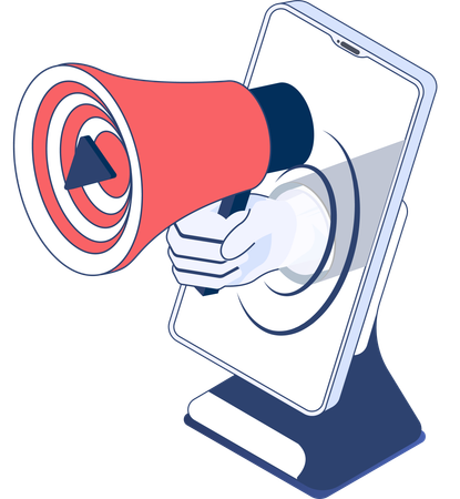 Mobile Marketing  イラスト