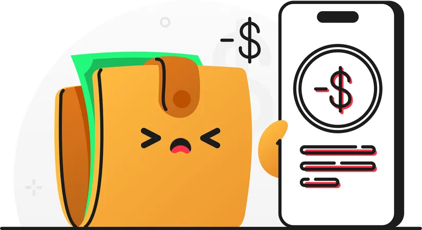 Mobile money  Illustration