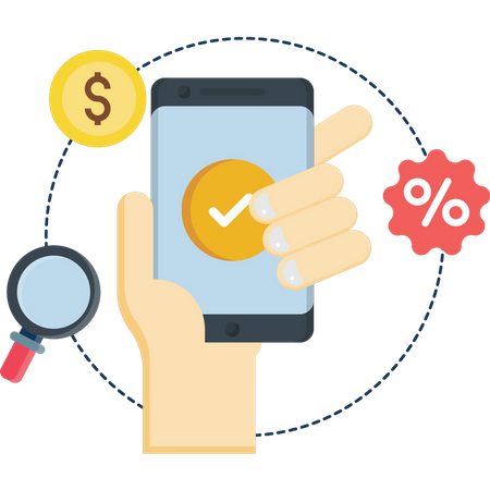 Mobile optimization complete  Illustration