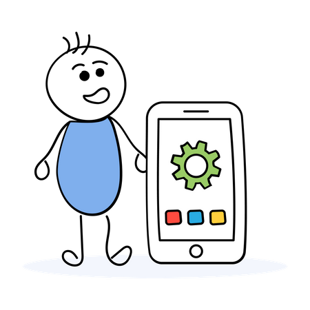 Mobile Optimization  Illustration