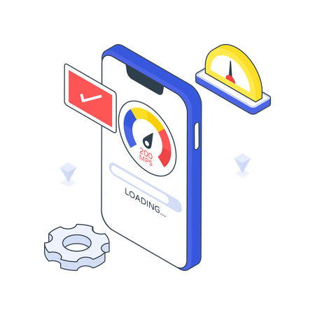 Mobile Optimization  Illustration