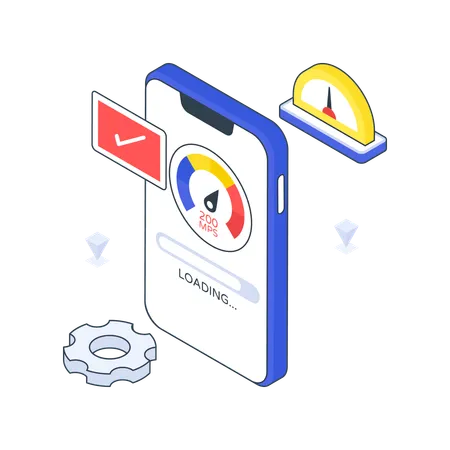 Mobile Optimization  Illustration