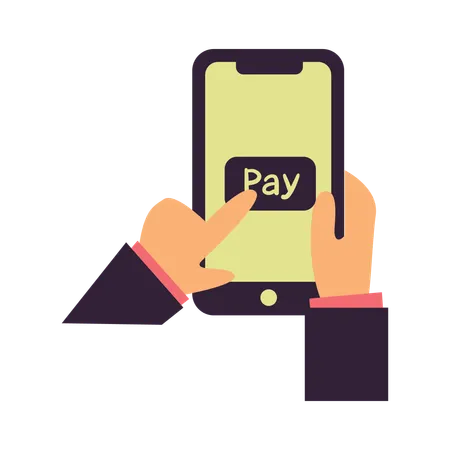Mobile payment  Illustration
