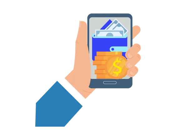 Mobile payment Illustration