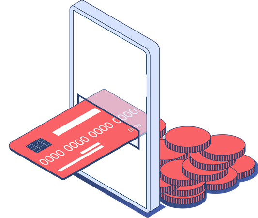 Mobile payment  Illustration