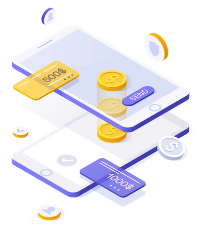 Mobile Payment  Illustration