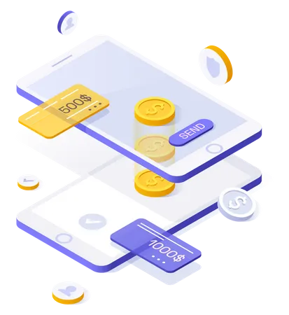 Mobile Payment  Illustration